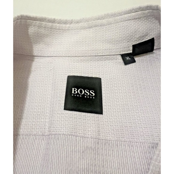 Boss by Hugo Boss Regular Fit Breathable Casual Button Up Shirt Men's US Size XL - Picture 3 of 8
